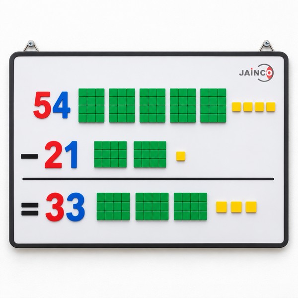 Subtraction of 2-digit number (Magnetic)